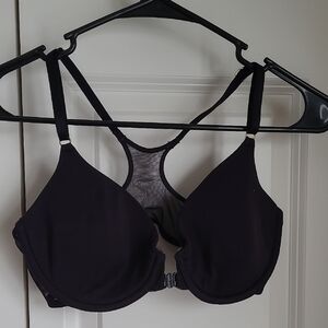 Vassarette Black Racerback Bra